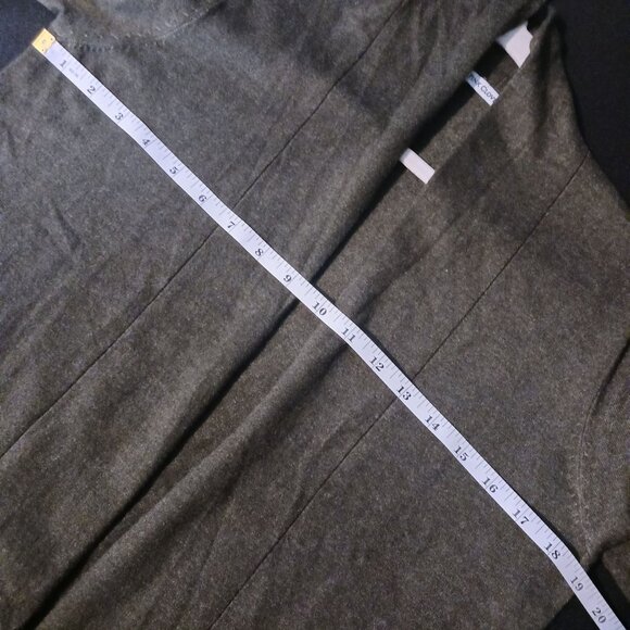 NEW‎ Pink Clover Hunter Green Open Front 2 Pocket Cardigan, Size Small - Picture 7 of 8